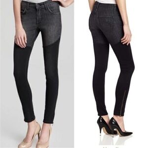 James Jeans Thigh High Black and Gray Skinny Jeans 29